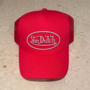 Von Dutch Bright Pink Cap with Logo